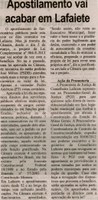 Apostilamento vai acabar em Lafaiete. Correio de Minas, Conselheiro Lafaiete, 06 abr. 2013, p. 09.