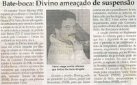 Bate-boca: Divino ameaçado de suspensão. Jornal Correio da Cidade, Conselheiro Lafaiete, 08 mar. 2008, p. 02.