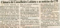  Câmara de Conselheiro Lafaiete e as notícias da CPI. Folha Livre,  Conseleiro Lafaiete, 30 jun. 2007, 328ª ed. p. 02.