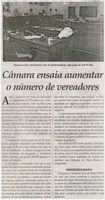  Câmara ensaia aumentar o número de vereadores. Jornal Correio da Cidade, Conselheiro Lafaiete,  18 out. 2014, p. 2.