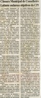 Câmara Municipal de Conselheiro Lafaiete esclarece objetivos da CPI. Folha Livre,  Conselheiro Lafaiete, 10 nov. 2007, 345ª ed., p. 11.