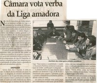 Câmara vota verba da Liga Amadora. Jornal Correio da Cidade, Conselheiro Lafaiete, 27 jun. 2009, p. 57.