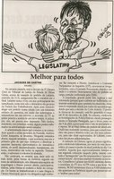 CHÁTRE, Jacques. Melhor para todos. Jornal Correio da Cidade, Conselheiro Lafaiete, 29 nov. 2008, p. 06.