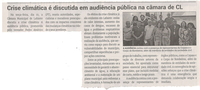 Crise climática é discutida em audiência púbilica na Câmara de CL. Jornal Correio da Cidade, Conselheiro Lafaiete, 14 a 20 dez. 2024, 1761ª ed., Política, p. 2.