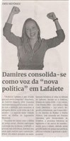 Damires consolida-se como voz da "nova política" em Lafaiete. Jornal Correio da Cidade, Conselheiro Lafaiete, 19 a 25 out. 2024, 1753ª ed., Especial, p. 35.