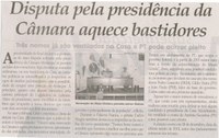Disputa pela presidência da Câmara aquece bastidores. Jornal Correio da Cidade, Conselheiro Lafaiete,  14 nov. 2014, p. 6.