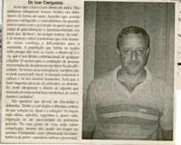 Dr. Ivar Cerqueira. Jornal O Dossiê, Conselheiro Lafaiete, 21 fev. 2006, ed. 111, p.6