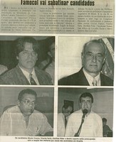  Famocol vai sabatinar candidatos. Jornal Correio da Cidade, Conselheiro Lafaiete, 12 ago. 2006, 816ª ed., p. 03.