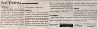 Frei Tibúrcio. Jornal Correio da Cidade, Conselheiro Lafaiete de 27 a 03 de mai. de 2024, 1728ª ed., Opinião, p. 06.