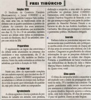  Inversão. Jornal Correio da Cidade, 13 a 19 ago, 1330ª ed, Caderno Opinião, Frei Tibúrcio, p. 8.  
