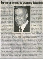 Ivar marca presença na lavagem da Quitandinha. Jornal Correio da Cidade, Cons Lafaiete, 19 jun. 2010, p. 04