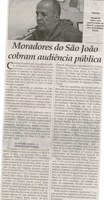 Moradores do São João cobram audiência pública. Jornal Correio da Cidade, Conselheiro Lafaiete, 26 dez. 2014, p. 22.