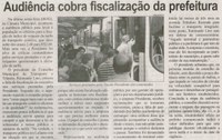 Audiência cobra fiscalização da prefeitura. Correio de Minas, Conselheiro Lafaiete,  14 fev. 2015, p. 3. 