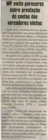 MP emite pareceres sobre prestação de contas dos  vereadores eleitos. Jornal Correio da Cidade, Conselheiro Lafaiete, 26 nov a 02 dez. 2016, 1345ª ed., p. 6.