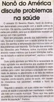 Nonô do América discute problemas na saúde. Jornal Correio da Cidade, 21 abr. 2012, p. 02.