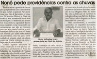 Nonô pede providências contra as chuvas. Jornal Correio da Cidade, Conselheiro Lafaiete, 13 nov. 2010, p. 04.