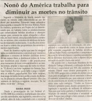 Nonô trabalha para diminuir as mortes no trânsito. Jornal Correio da Cidade, Conselheiro Lafaiete,  23 out. 2010, p. 4.
