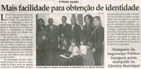 Nova opção: mais facilidade para obtenção de identidade. Jornal Correio da Cidade, Conselheiro Lafaiete, 28 jun. 2008, p. 21.