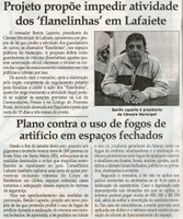 Projeto propõe impedir atividade dos 'flanelinhas' em Lafaiete. Jornal Correio da Cidade, Conselheiro Lafaiete, 07 set. 2013, p. 06.