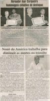 Vereador Ivar Cerqueira homenageia cidadãos de destaque. Jornal Correio da Cidade, Conselheiro Lafaiete, 23 out. 2010, p. 4.