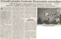 Vereador propõe Comissão Processante contra Ivar. Jornal Correio da Cidade, Conselheiro Lafaiete, 07 mar. 2015, p. 02.