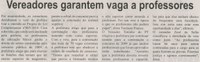 Vereadores garantem vaga a professores. Correio de Minas, Conselheiro Lafaiete, 31 mai. 2014, p. 3.