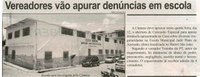 Vereadores vão apurar denúncias da escola. Correio de Minas, Conselheiro Lafaiete, 15 nov. 2015, 419ª ed, Ano XIII, p.2.