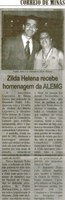  Zilda Helena recebe homenagem da ALEMG. Correio de Minas, Conselheiro Lafaiete, 29 nov. 2008, p. 2.