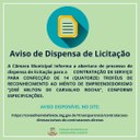 AVISO DE DISPENSA DE LICITAÇÃO