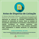 AVISO DE DISPENSA DE LICITAÇÃO