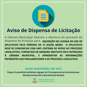 AVISO DE DISPENSA DE LICITAÇÃO