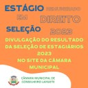 CONFIRA O RESULTADO DA SELEÇÃO DE ESTAGIÁRIOS 2023