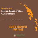 NOVEMBRO: MÊS DA CONSCIÊNCIA E CULTURA NEGRA